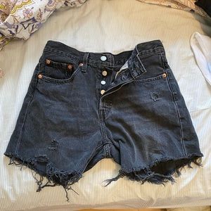 Black Levi Shorts
